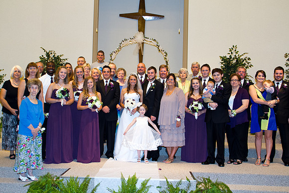 Clinton/Carr Wedding family